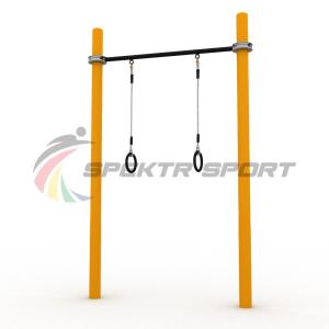 Купить Турник классический для занятий Воркаут с кольцами SP WRK-07 + Rings_76mm в Среднеуральске 