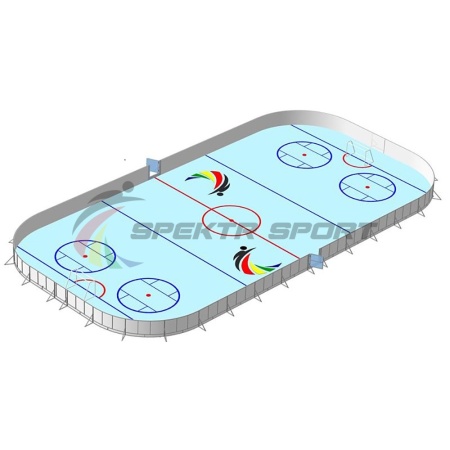 Купить Хоккейная коробка, борта фанера 12 мм, 30×15 в Среднеуральске 